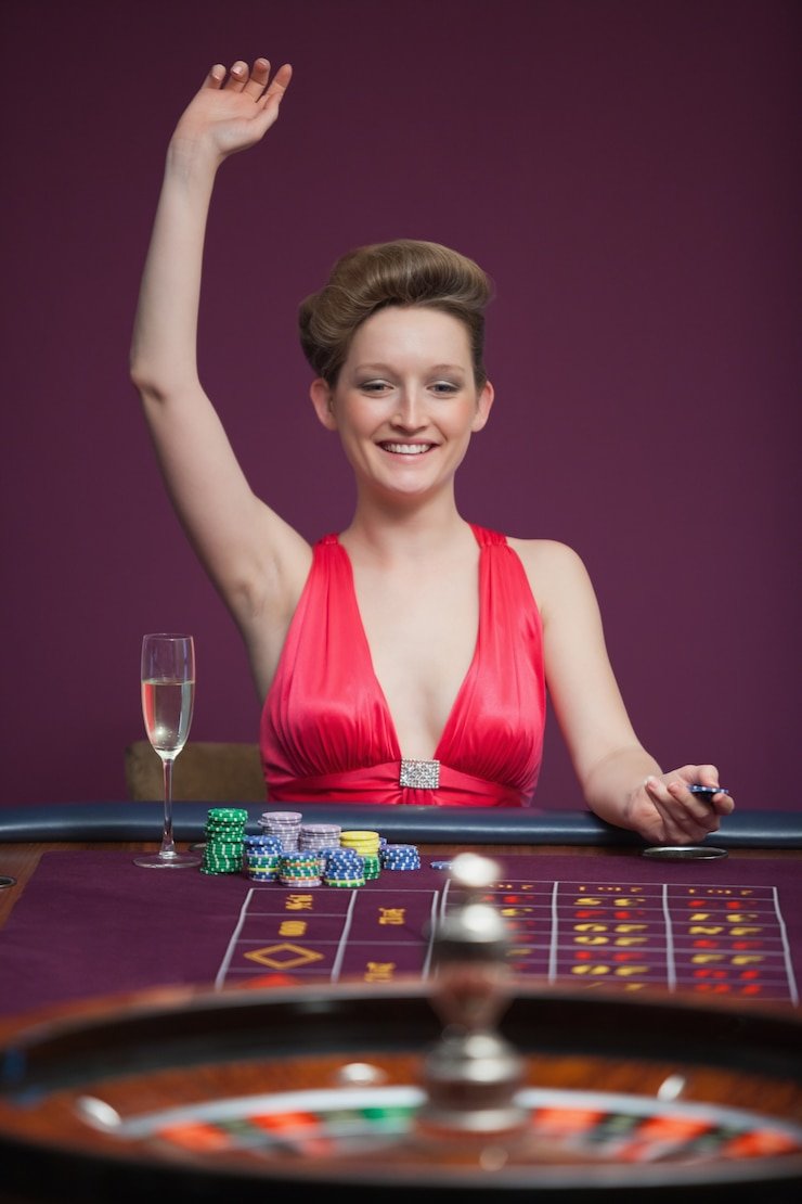 Casino game selection interface showing slots and table games available to players
